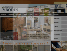 Tablet Screenshot of meublesbodin.fr